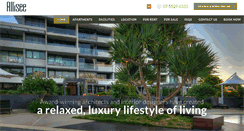 Desktop Screenshot of alliseeapartments.com.au